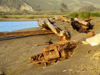 Russian River Ore Car Rails